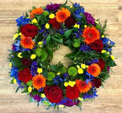 Mixed Colourful Wreath