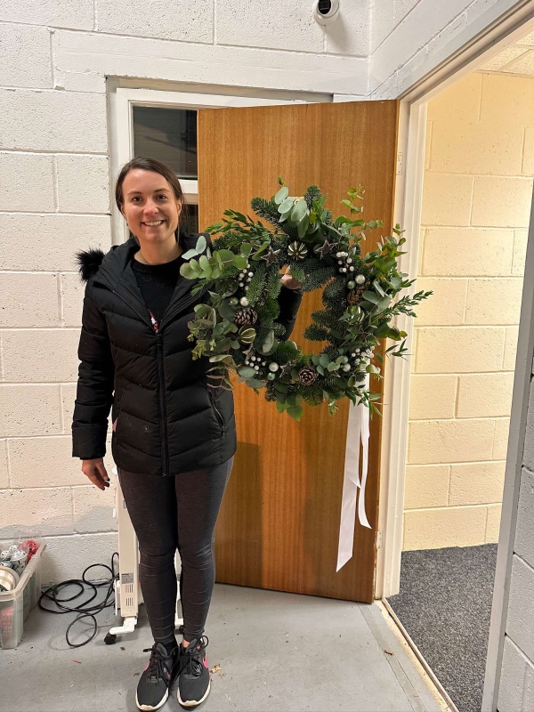 1st December 2024 4PM Christmas wreath making workshop. 