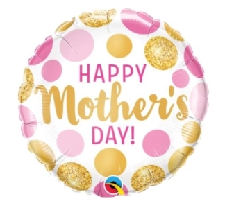 Mother's Day Pink & Gold Balloon