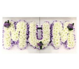 MUM Lettering Lilac Ribbon