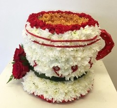 Tea Cup Funeral Tribute