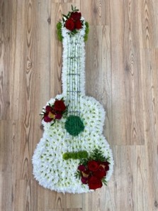 Guitar funeral tribute