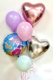 Stunning pastel balloon bouquet perfect to add to your Mother's Day bouquet to make your role model feel as extra special as they are. 