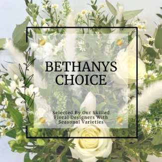 Bethany's choice will see our owner Bethany carefully select a range of florals inspired by her favourites creating a natural and wild display. 