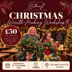 White Swan Christmas Wreath Workshop