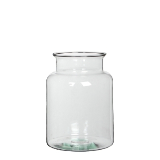 Medium glass vase. 