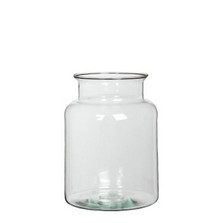 Medium glass vase. 